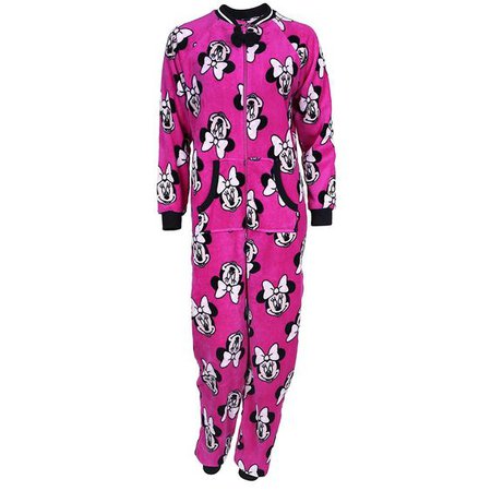 Official Ladies Disney, Minnie Mouse, Onesie, Pyjama, all in one Sleepsuit - 18-20 / EU 46-48: Amazon.co.uk: Clothing