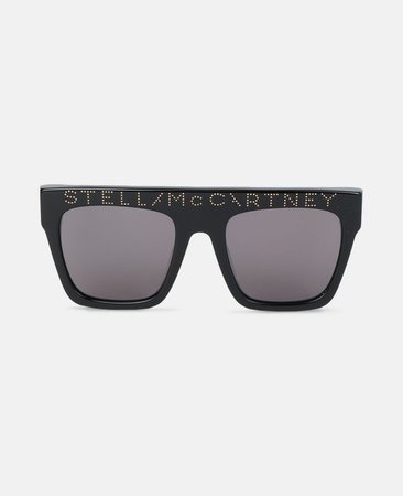 Black Logo Sunglasses | Women | Stella McCartney Kids