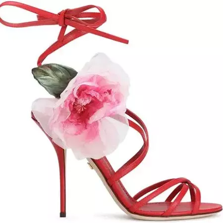 hot pink flower sandal heels - Google Search