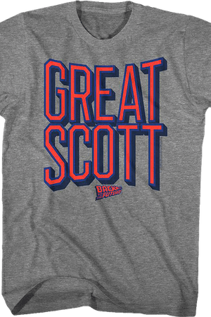 Distressed Great Scott Back To The Future T-Shirt