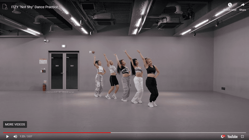 NCT X - NOT SHY Dance Practice
