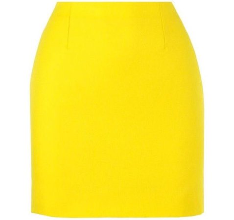 Yellow Mini Skirt