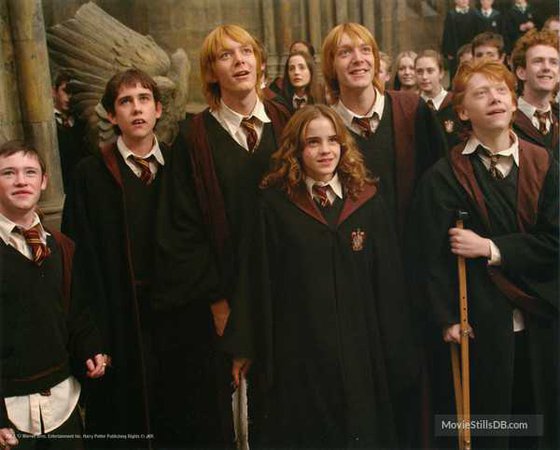 Harry Potter and the Prisoner of Azkaban - Publicity still of Emma Watson & Rupert Grint