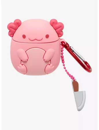 Pink Axolotl Wireless Earbud Case Cover | Hot Topic