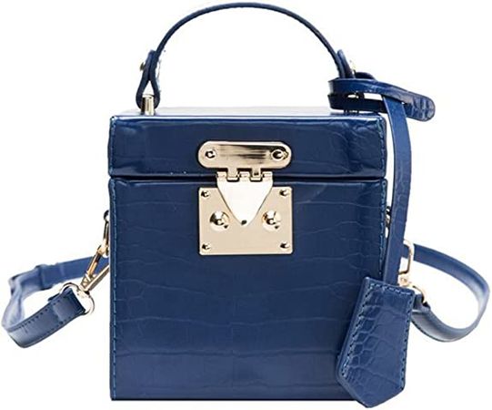 QZUnique Women's Square Box Handbag PU Cube Crossbody Shoulder Bag Wedding Clutch Bag Purse: Handbags: Amazon.com