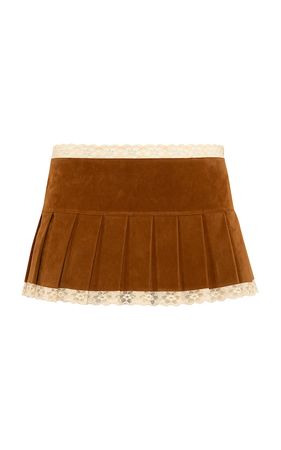 Zenıa Pleated Mini Skirt By Siedrés | Moda Operandi