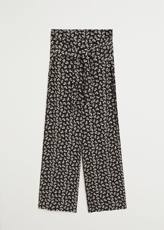Flowy printed pants - mango - floral