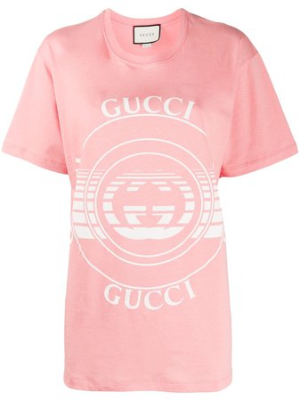 Gucci Logo Print T-shirt - Farfetch