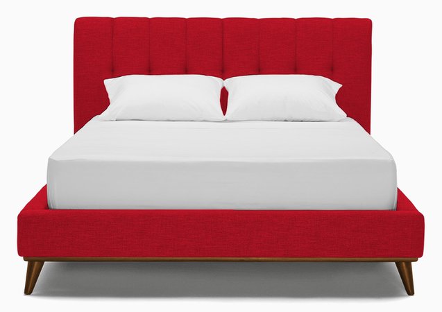 Hughes Bed | Joybird red