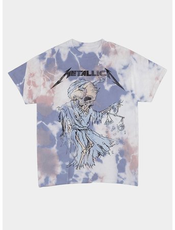 *clipped by @luci-her* Metallica Justice Tie-Dye Girls T-Shirt