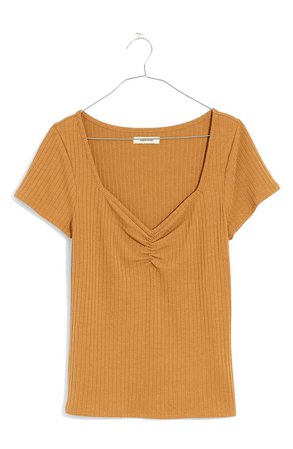 Madewell Ribbed Sweetheart T-Shirt | Nordstrom