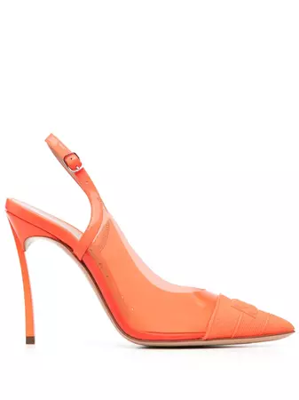 Casadei pointed-toe Leather Pumps