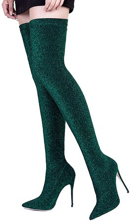 green sequin boots - Google Search