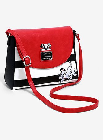 Loungefly Disney 101 Dalmatians Stripe Crossbody Bag