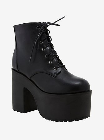 Stomp You Out Platform Boots