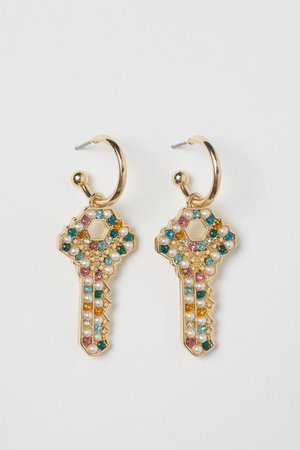 Key Earrings - Gold-colored - Ladies | H&M US