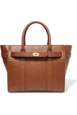 Mulberry | The Bayswater small textured-leather shoulder tote | NET-A-PORTER.COM