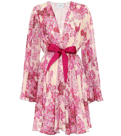 Floral Silk-Georgette Minidress | Giambattista Valli - Mytheresa