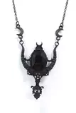 Restyle Witch Goth Mystica Black Stone and horns Necklace – Skelapparel