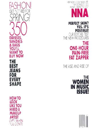 magazine cover template