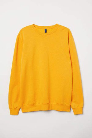 Relaxed-fit Sweatshirt - Yellow