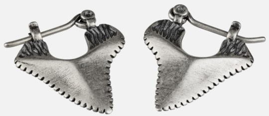 shark tooth earrings