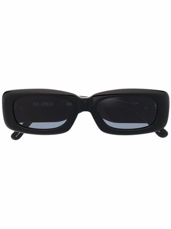 The Attico Mini Marfa rectangle-frame sunglasses - FARFETCH