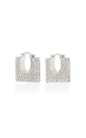 Cara Crystal-Embellished Sterling Silver Earrings By Emili | Moda Operandi