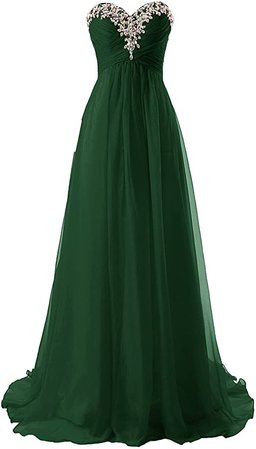 Amazon.com: JAEDEN Prom Dress Bridesmaid Dresses Long Prom Gown Chiffon Formal Evening Gowns A line Evening Dress Aqua US2: Clothing