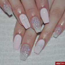 silver and white nails - Google Search