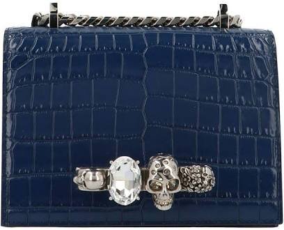 Alexander McQueen blue handbag