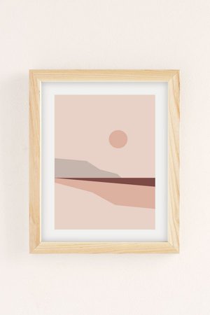 The Old Art Studio Abstract Landscape 02 Art Print | Urban Outfitters