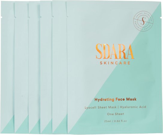 6-Pack Hydrating Face Sheet Masks