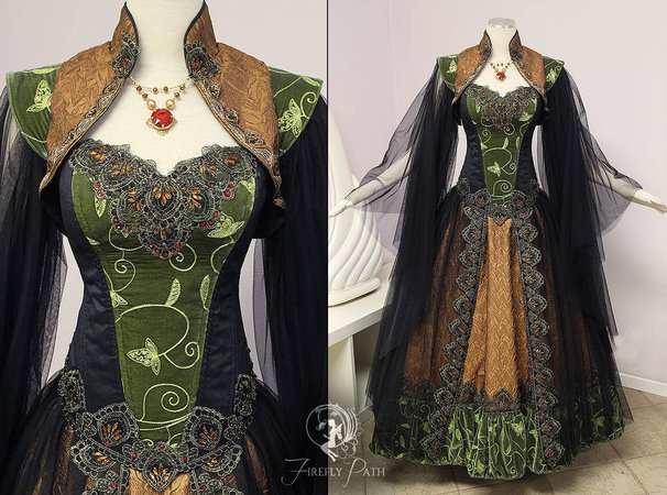 Dalish Elf Gown by Firefly-Path on DeviantArt