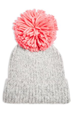 Topshop Big Pom Knit Beanie | Nordstrom