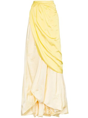 Rosie Assoulin Tie Waist Long Silk Skirt Ss20 | Farfetch.com