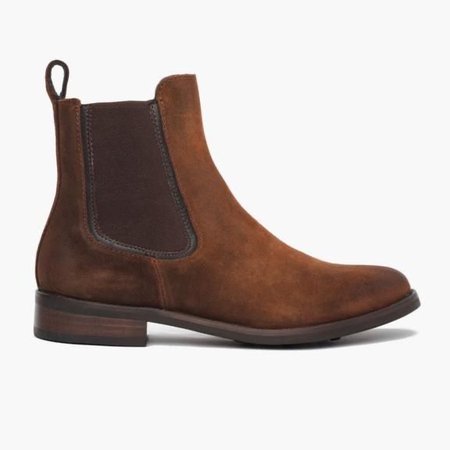 brown Chelsea boots