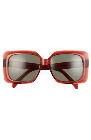 CELINE 60mm International Fit Square Sunglasses | Nordstrom
