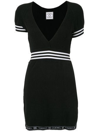 Chanel Pre-Owned Sport Line Short Sleeves One Piece Dress Vintage | Farfetch.Com