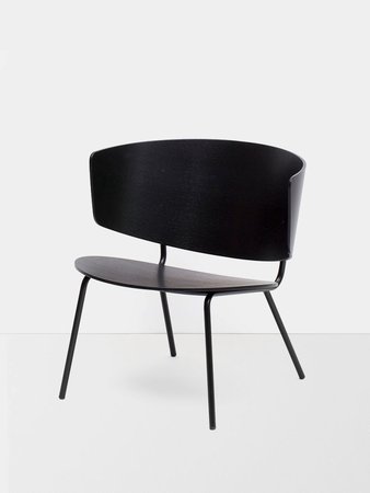 Herman Lounge Chair Black | ferm LIVING | Design Furniture Online