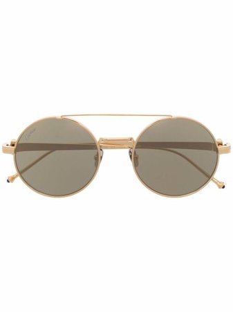 Cartier Eyewear Pasha round-frame Sunglasses - Farfetch