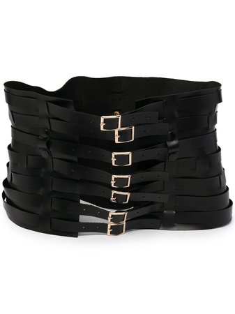 Manokhi multi-strap corset belt