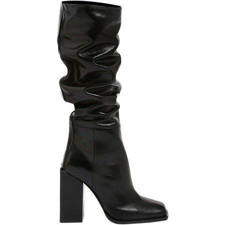 Saint Laurent Women 105mm Jodie Shiny Leather Boots ($1,575)