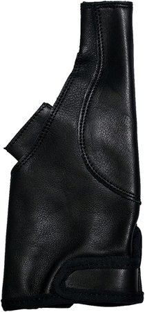 Amazon.com : Archery Bow Glove Left Hand Black Gloves✔100% Thick Leather Skin Black Pure Cowhide Leather Glove : Sports & Outdoors