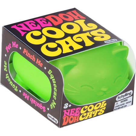 Nee Doh Cool Cats Squishy Fidget Ball, Novelty Toy, Multiple Colors, Children Ages 3+ - Walmart.com