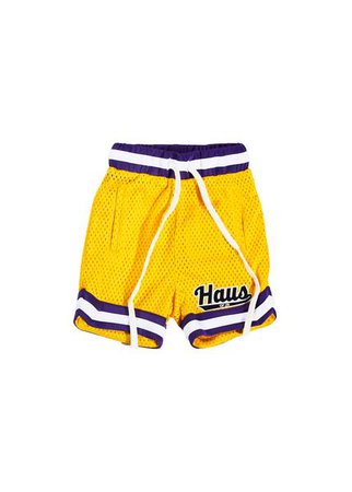 Wyst Basketball Shorts (Lakers Yellow) – Haus of JR