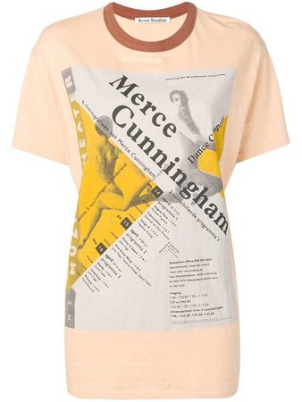Acne Studios T-shirt Con Stampa - Farfetch