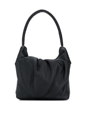 Black Staud Felix Ruched Shoulder Bag For Women | Farfetch.com