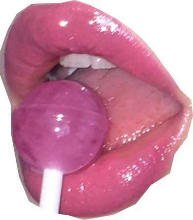 pink lollipop lips