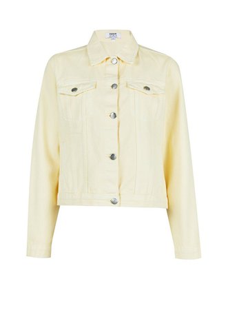 Lemon Yellow Denim Jacket | Dorothy Perkins